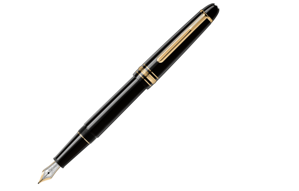 black and gold pen