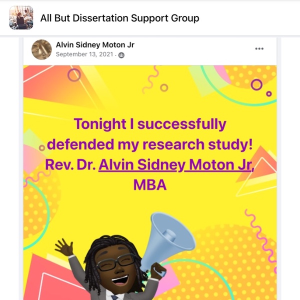 ABD Success Story: Alvin Sidney Moton Jr